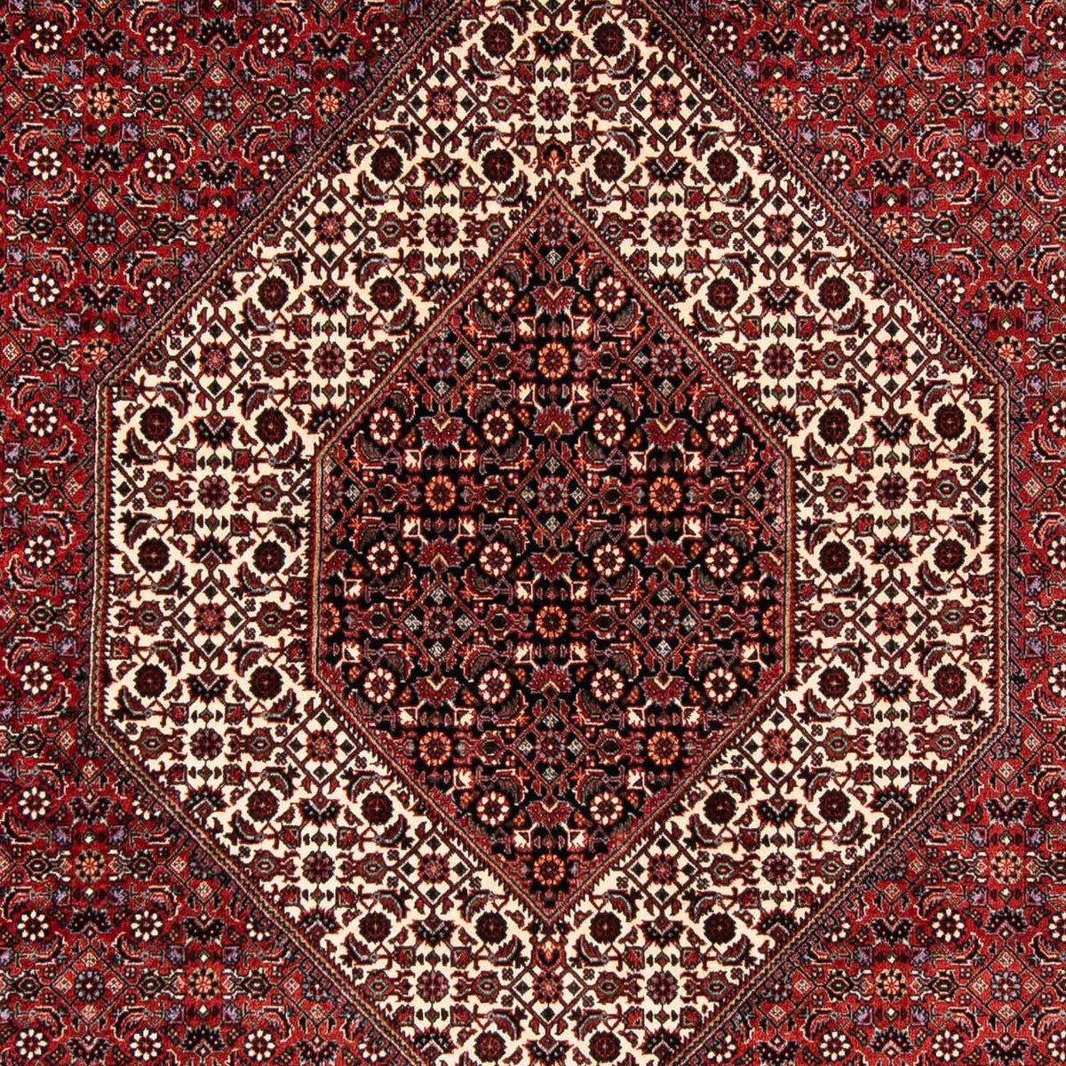 Perzisch tapijt - Bijar - 254 x 174 cm - donkerrood