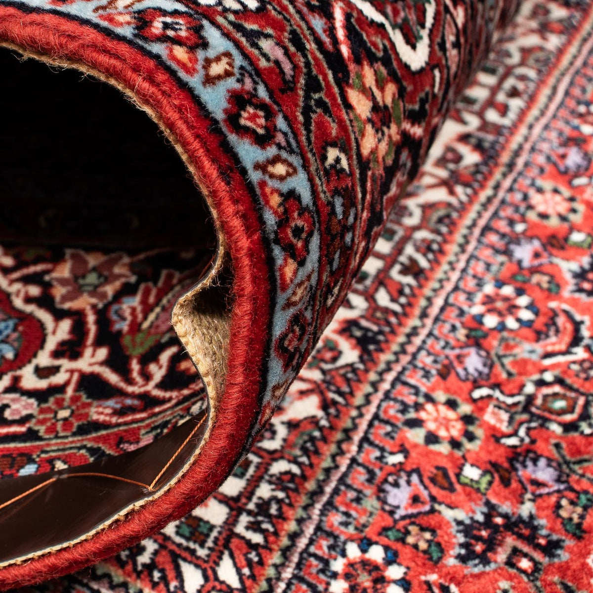 Perzisch tapijt - Bijar - 254 x 174 cm - donkerrood