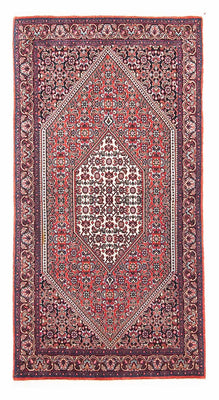 Perzisch tapijt - Bijar - 135 x 72 cm - licht rood