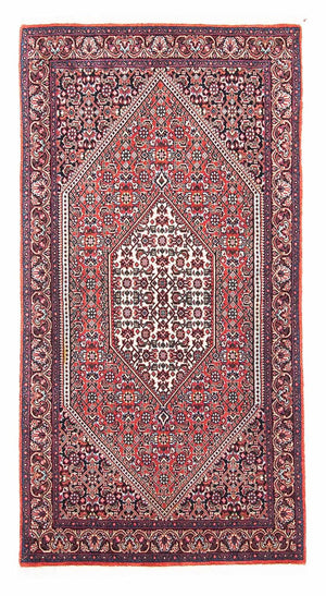 Perzisch tapijt - Bijar - 135 x 72 cm - licht rood