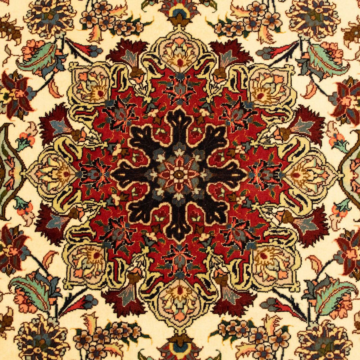 Perzisch tapijt - Tabriz - Royal - 158 x 103 cm - beige