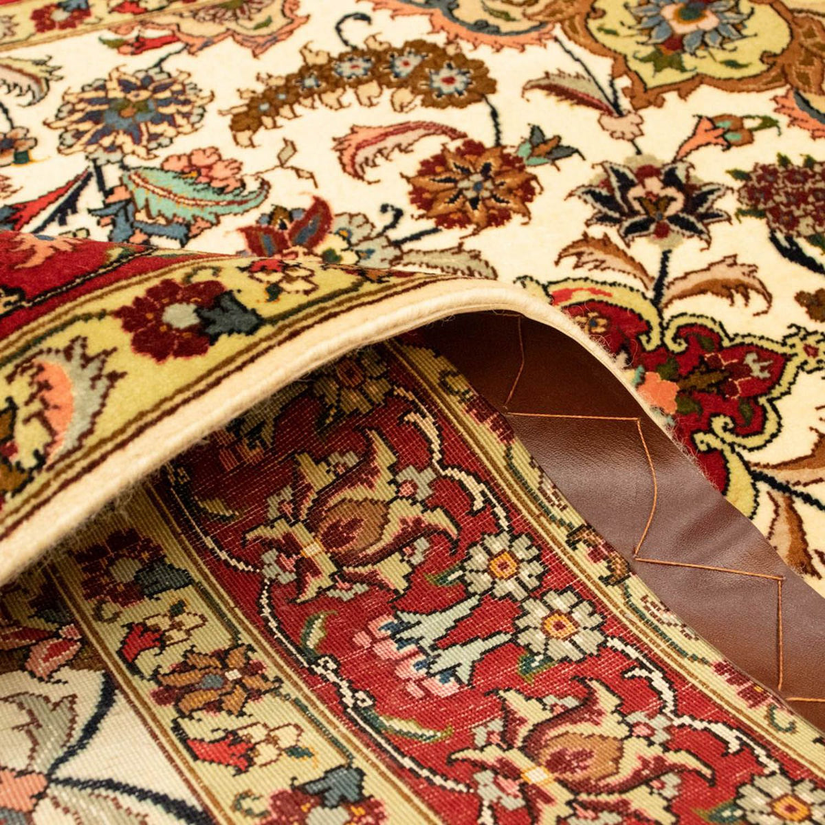 Perzisch tapijt - Tabriz - Royal - 158 x 103 cm - beige