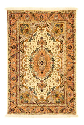 Perzisch tapijt - Tabriz - Royal - 151 x 100 cm - beige