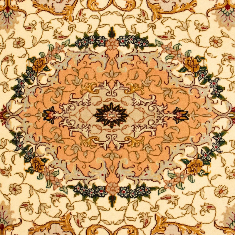 Perzisch tapijt - Tabriz - Royal - 151 x 100 cm - beige