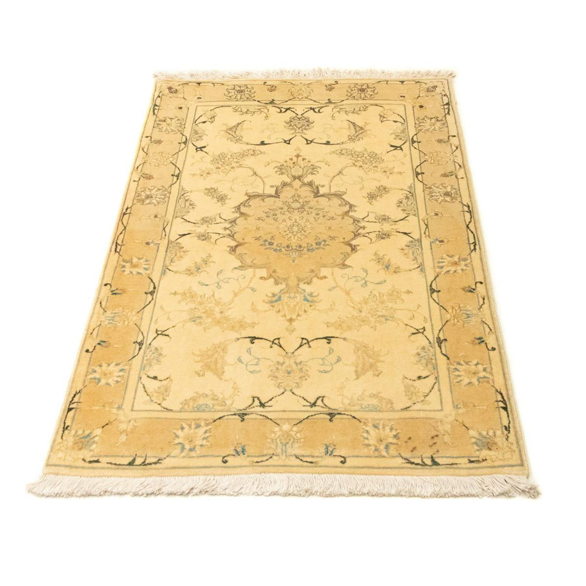 Perzisch tapijt - Tabriz - Royal - 107 x 68 cm - beige