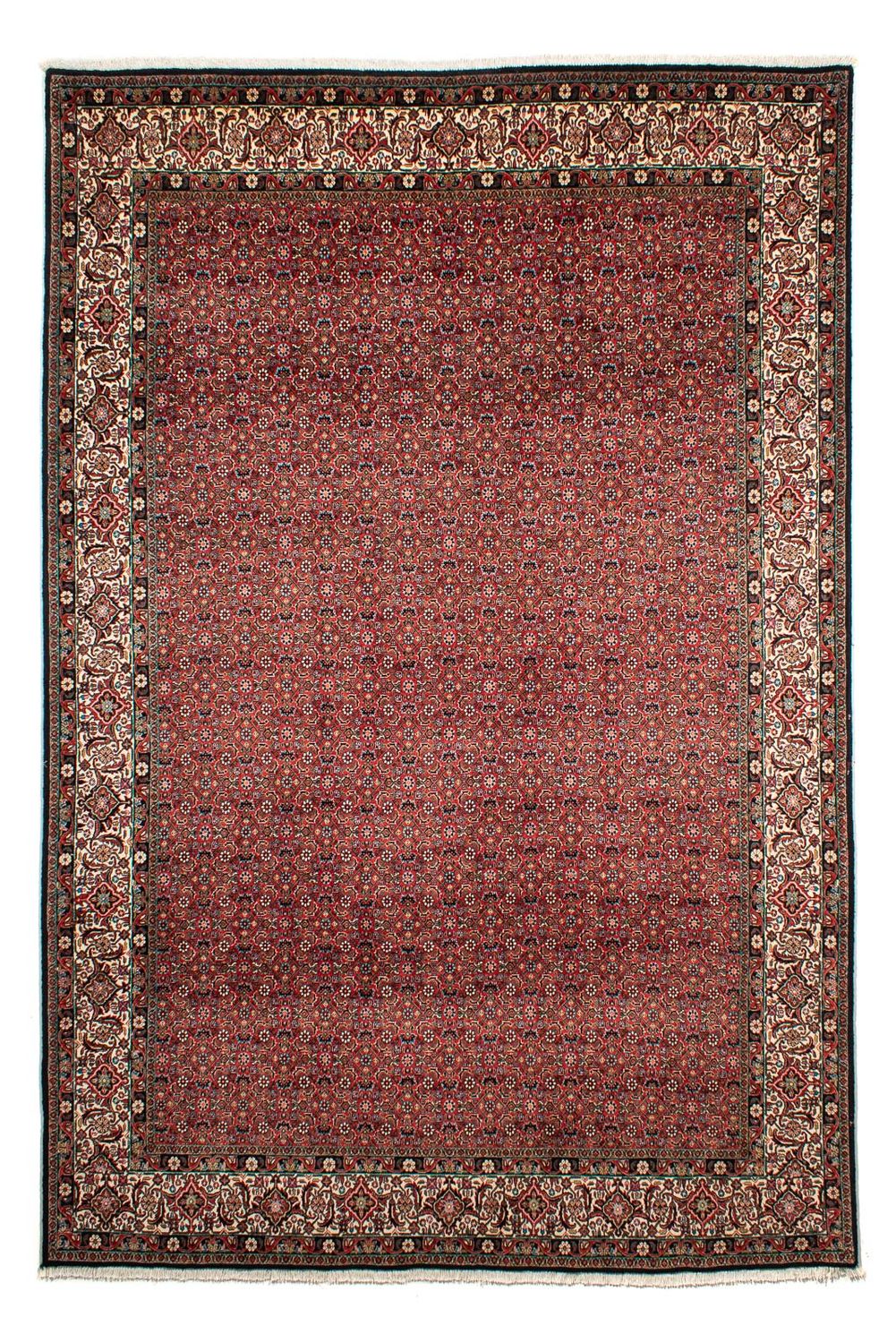 Perzisch tapijt - Bijar - 307 x 208 cm - donkerrood