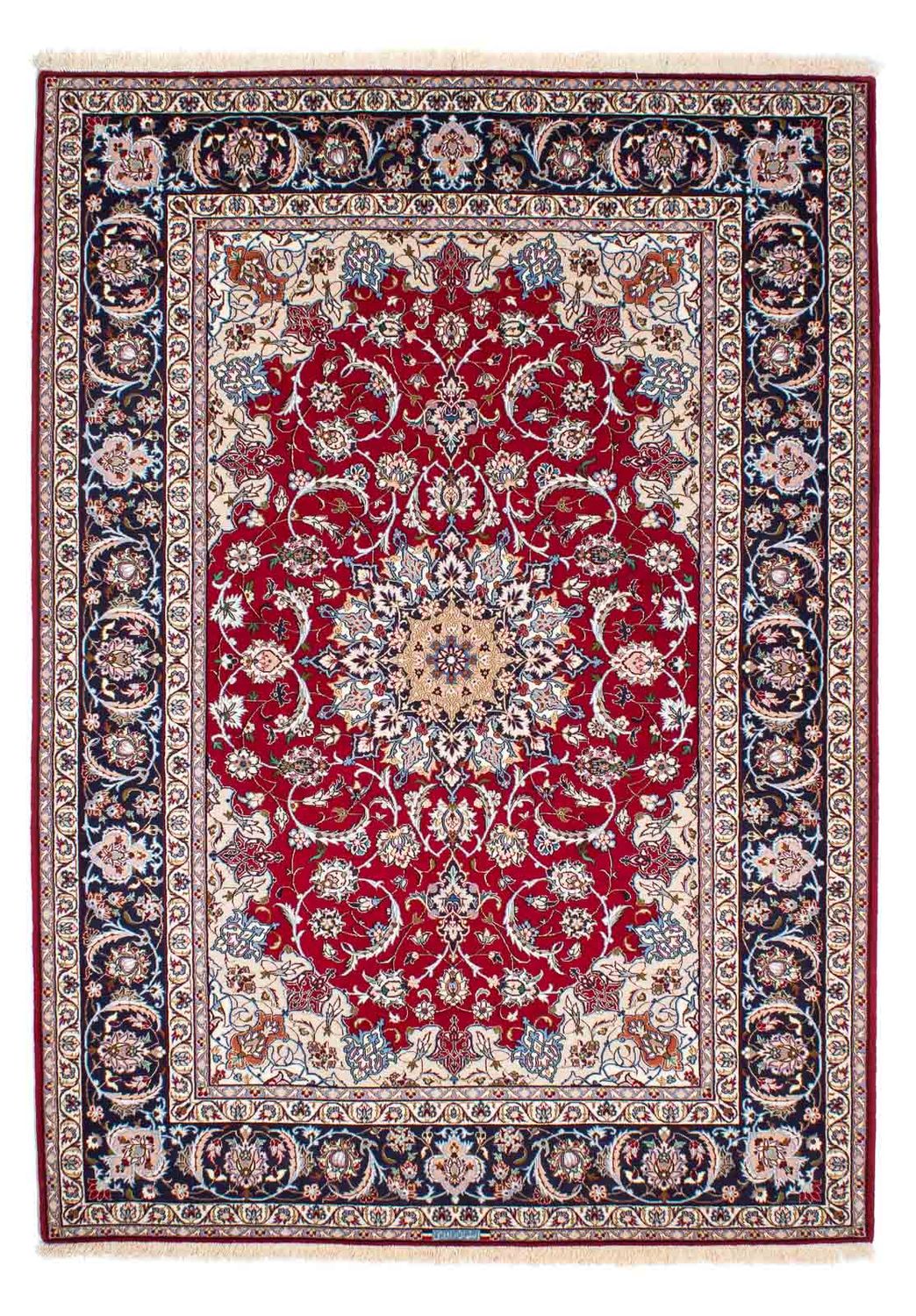 Perzisch tapijt - Isfahan - Premium - 227 x 164 cm - donkerrood
