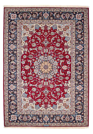 Perzisch tapijt - Isfahan - Premium - 227 x 164 cm - donkerrood