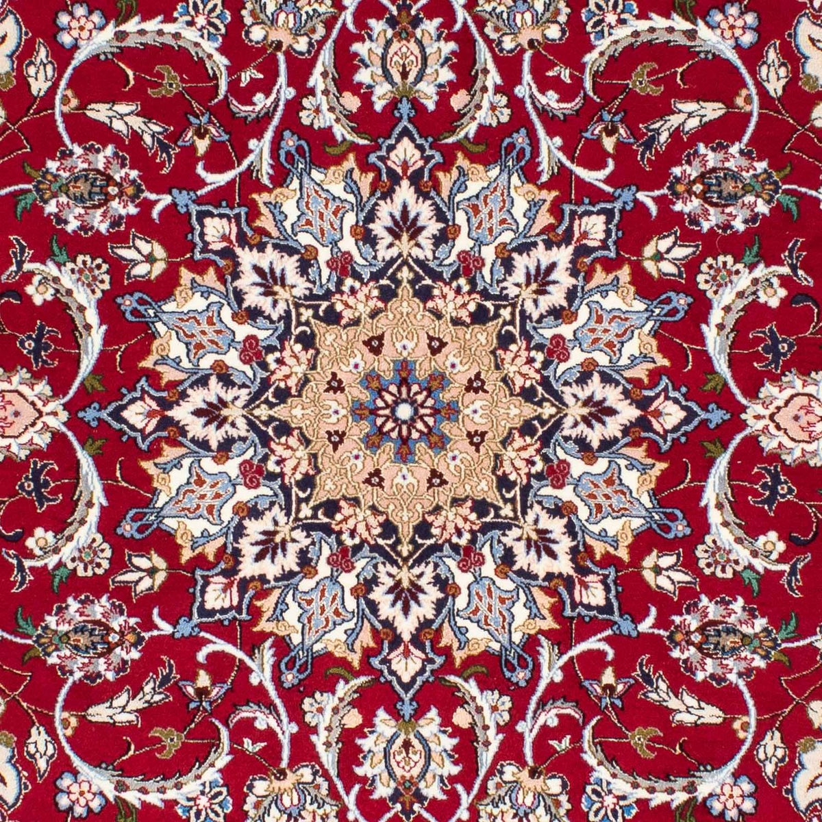 Perzisch tapijt - Isfahan - Premium - 227 x 164 cm - donkerrood
