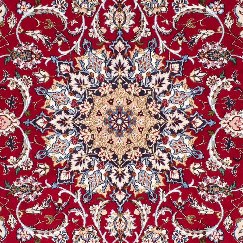 Perzisch tapijt - Isfahan - Premium - 227 x 164 cm - donkerrood