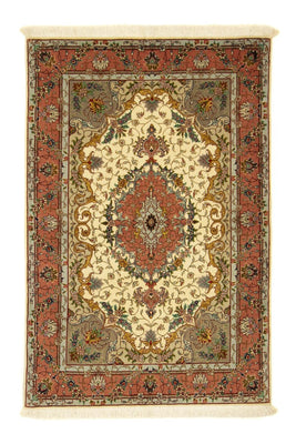 Perzisch tapijt - Tabriz - Royal - 152 x 102 cm - beige