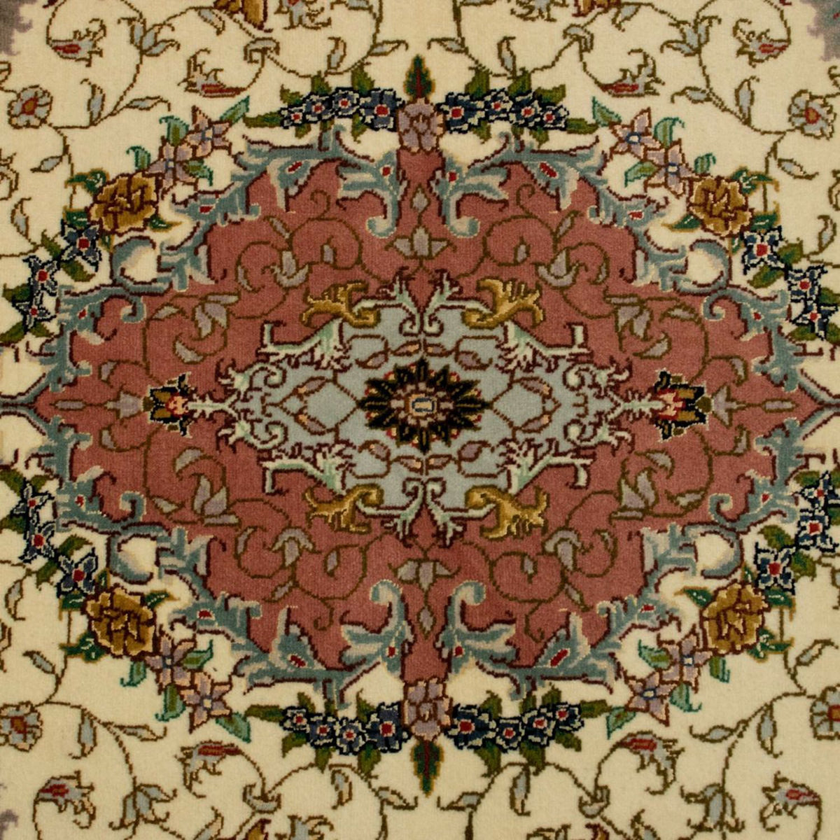 Perzisch tapijt - Tabriz - Royal - 152 x 102 cm - beige