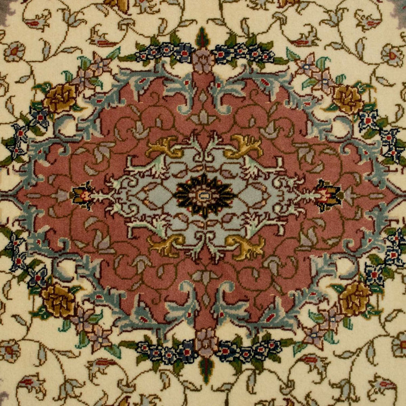 Perzisch tapijt - Tabriz - Royal - 152 x 102 cm - beige