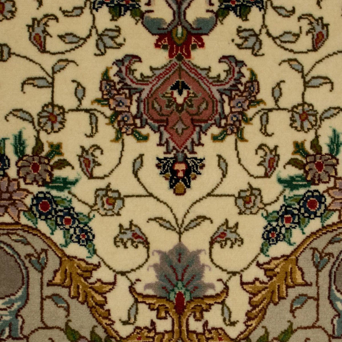 Perzisch tapijt - Tabriz - Royal - 152 x 102 cm - beige