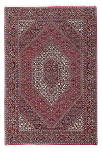Perzisch tapijt - Bijar - 206 x 132 cm - donkerrood