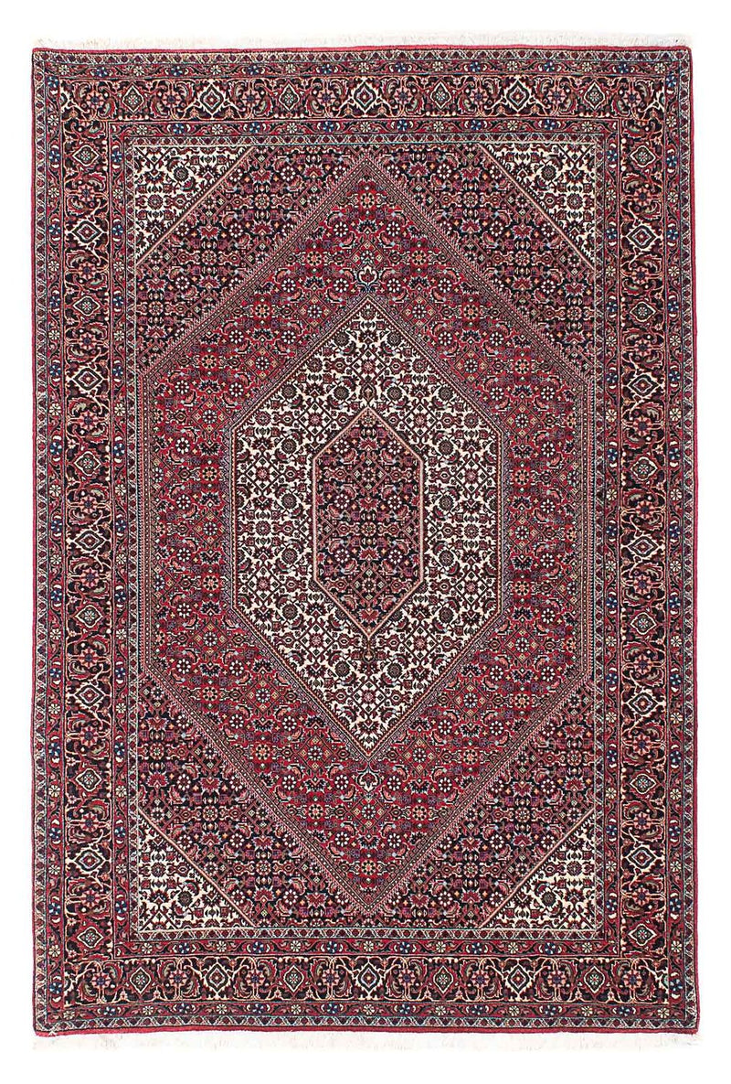 Perzisch tapijt - Bijar - 206 x 132 cm - donkerrood