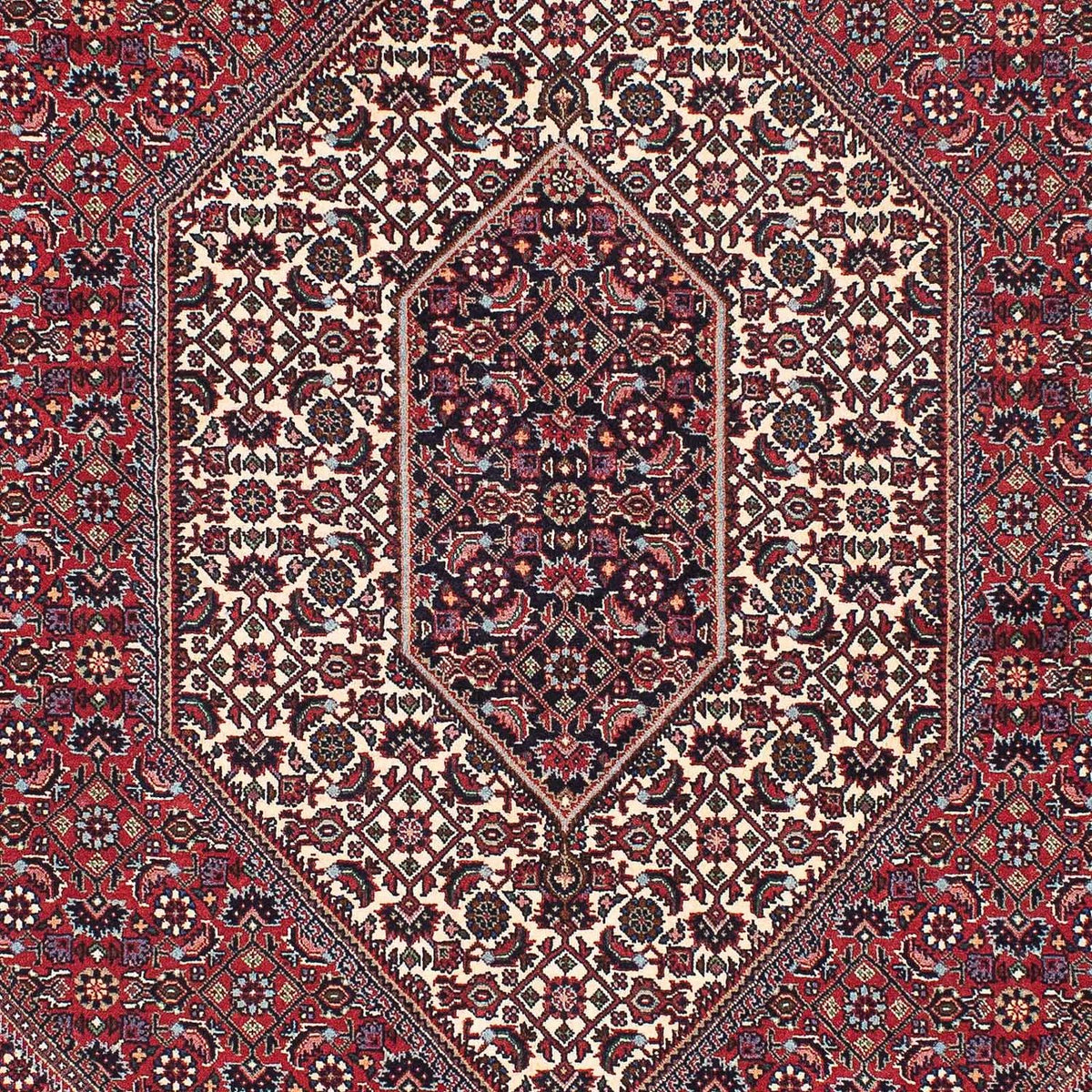 Perzisch tapijt - Bijar - 206 x 132 cm - donkerrood