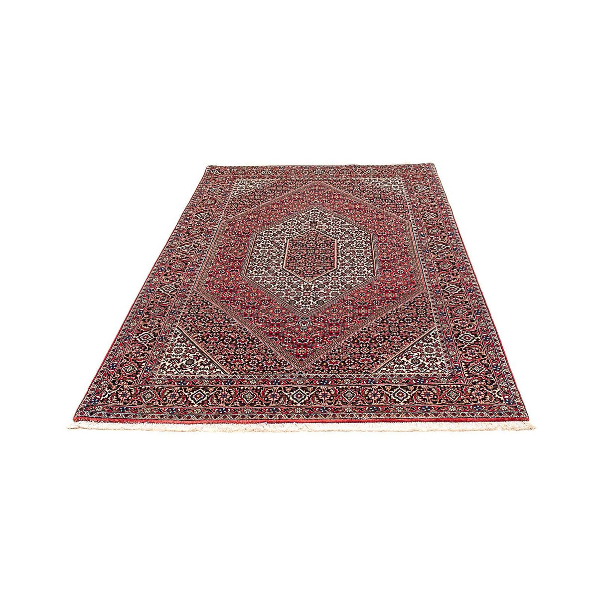 Perzisch tapijt - Bijar - 206 x 132 cm - donkerrood