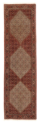 Loper Perzisch tapijt - Bijar - 308 x 85 cm - veelkleurig