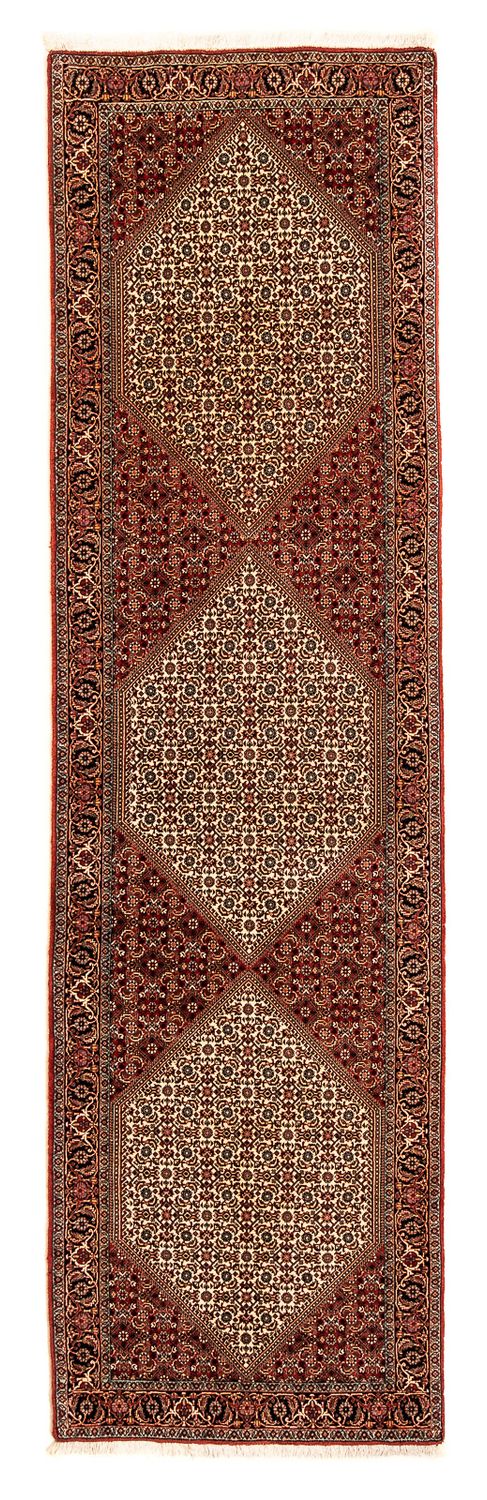 Loper Perzisch tapijt - Bijar - 308 x 85 cm - veelkleurig