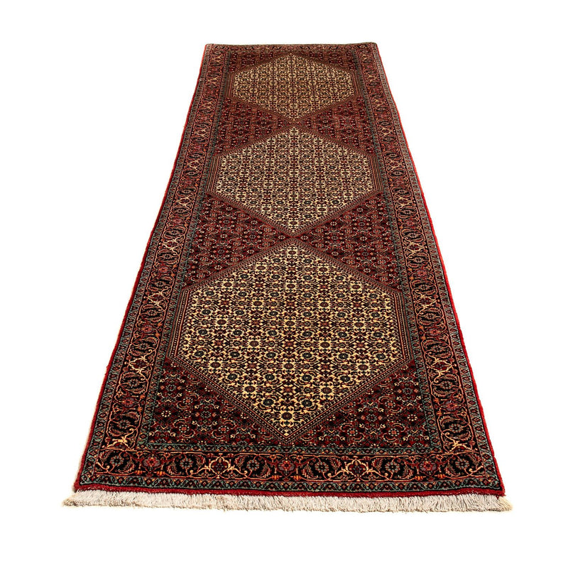 Loper Perzisch tapijt - Bijar - 308 x 85 cm - veelkleurig