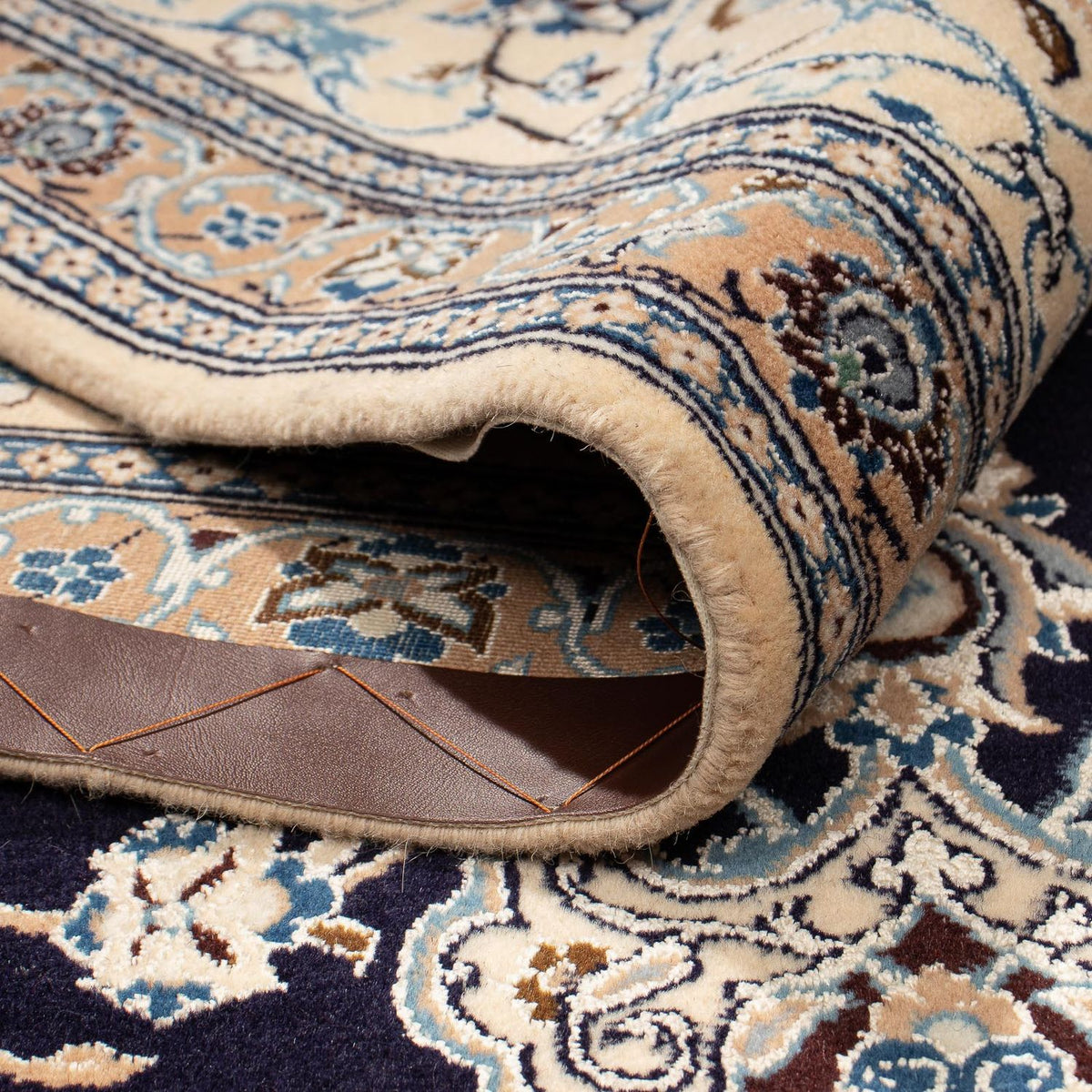 Perzisch tapijt - Nain - Premium - 301 x 201 cm - donkerblauw