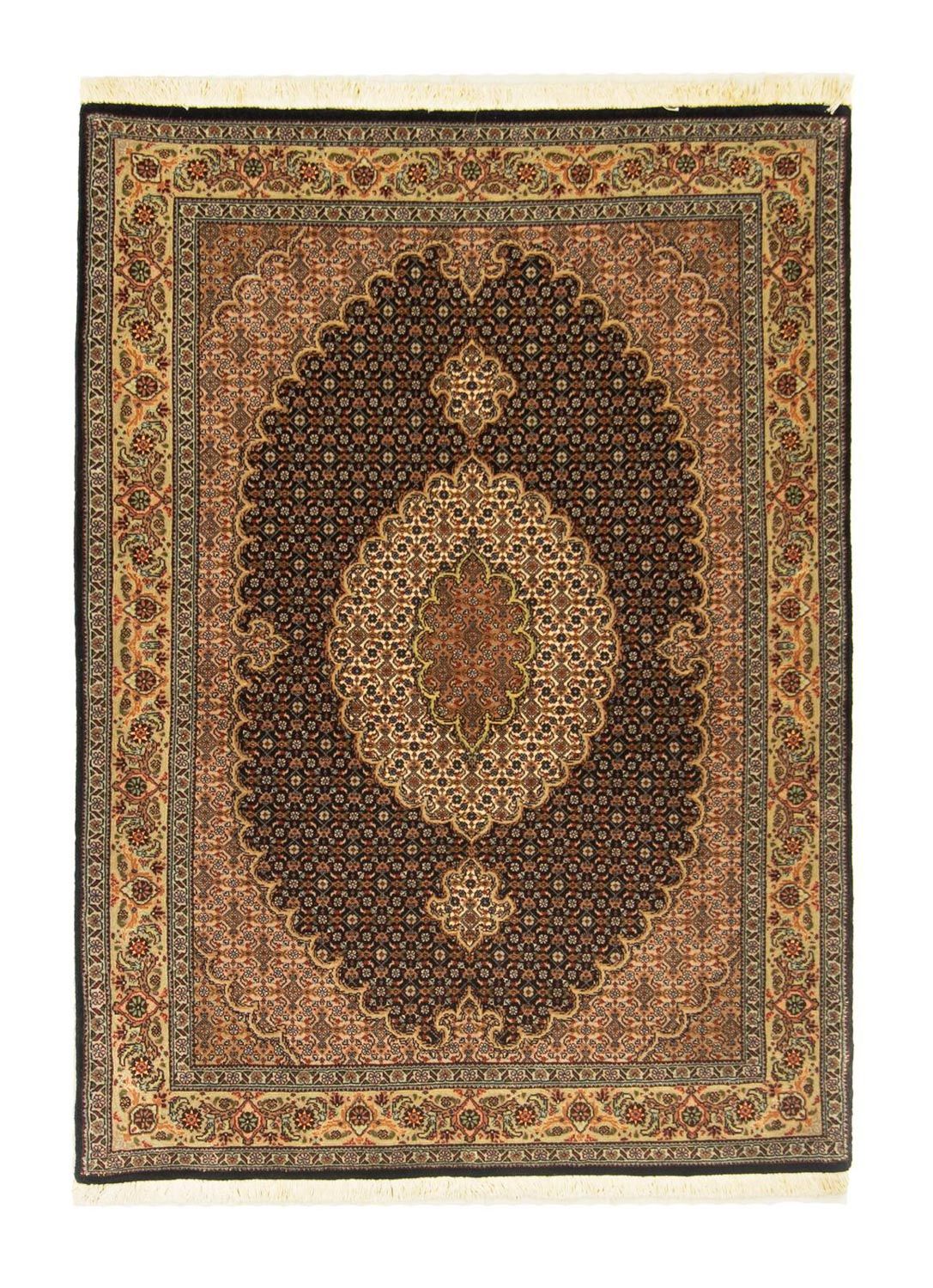 Perzisch tapijt - Tabriz - Royal - 142 x 103 cm - donkerblauw