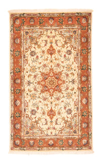 Perzisch tapijt - Tabriz - Royal - 141 x 98 cm - beige