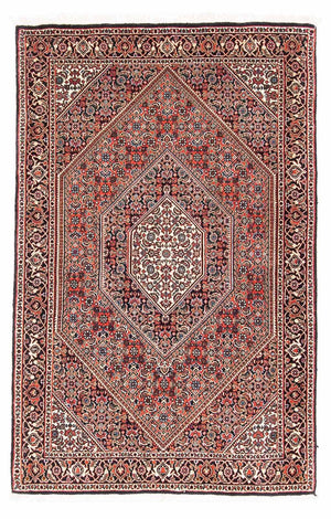 Perzisch tapijt - Bijar - 145 x 91 cm - licht rood
