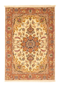 Perzisch tapijt - Tabriz - Royal - 150 x 101 cm - beige