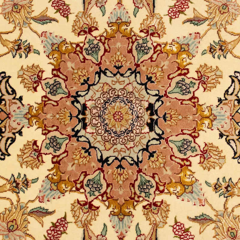 Perzisch tapijt - Tabriz - Royal - 150 x 101 cm - beige