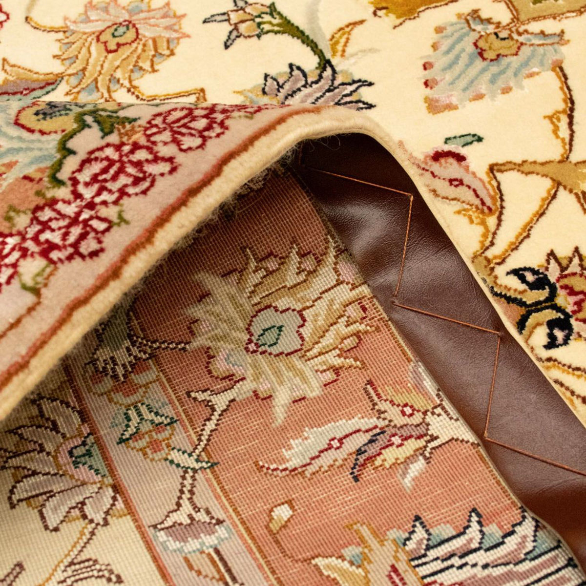 Perzisch tapijt - Tabriz - Royal - 150 x 101 cm - beige