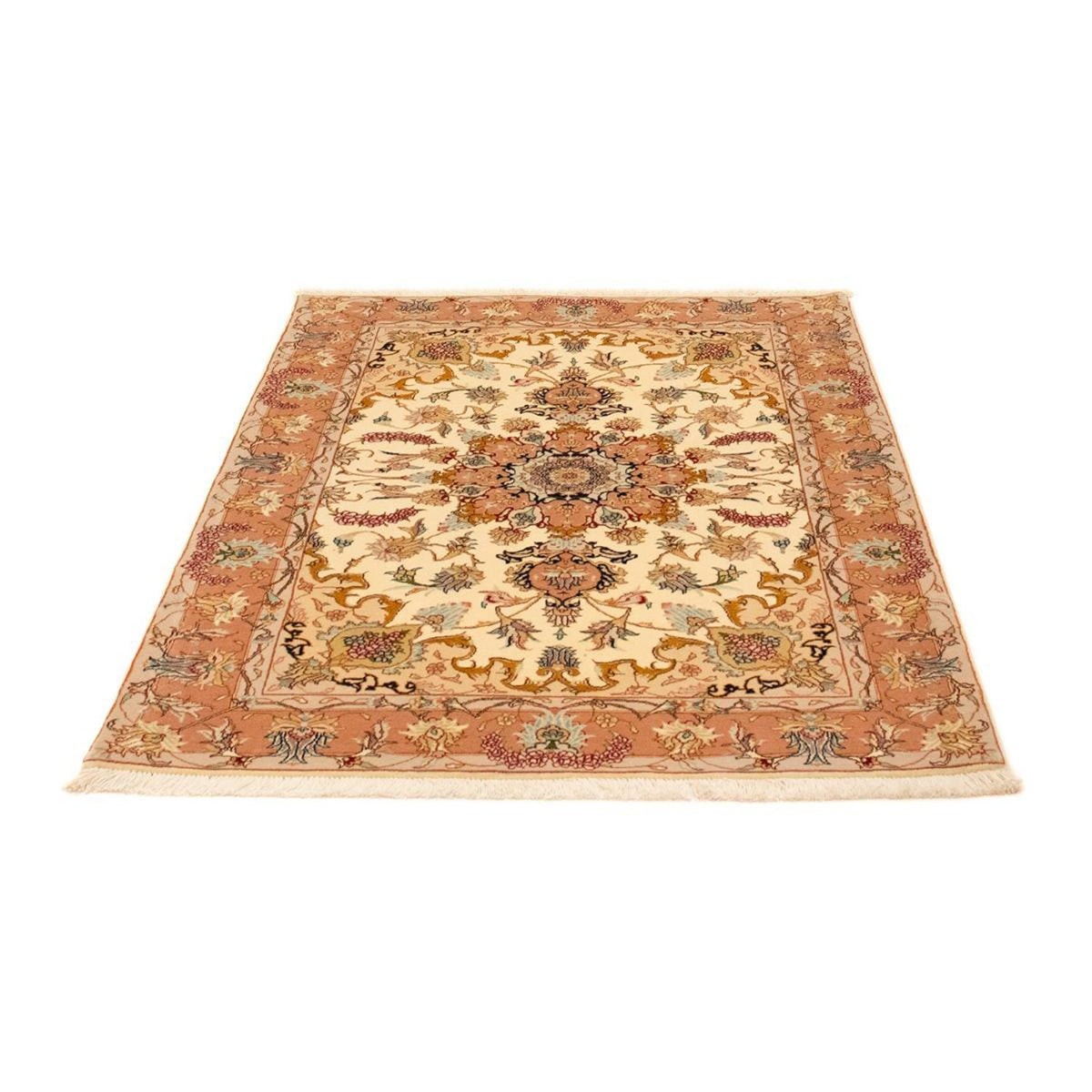 Perzisch tapijt - Tabriz - Royal - 150 x 101 cm - beige