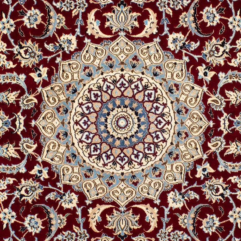 Perzisch tapijt - Nain - Koninklijk - 242 x 155 cm - donkerrood