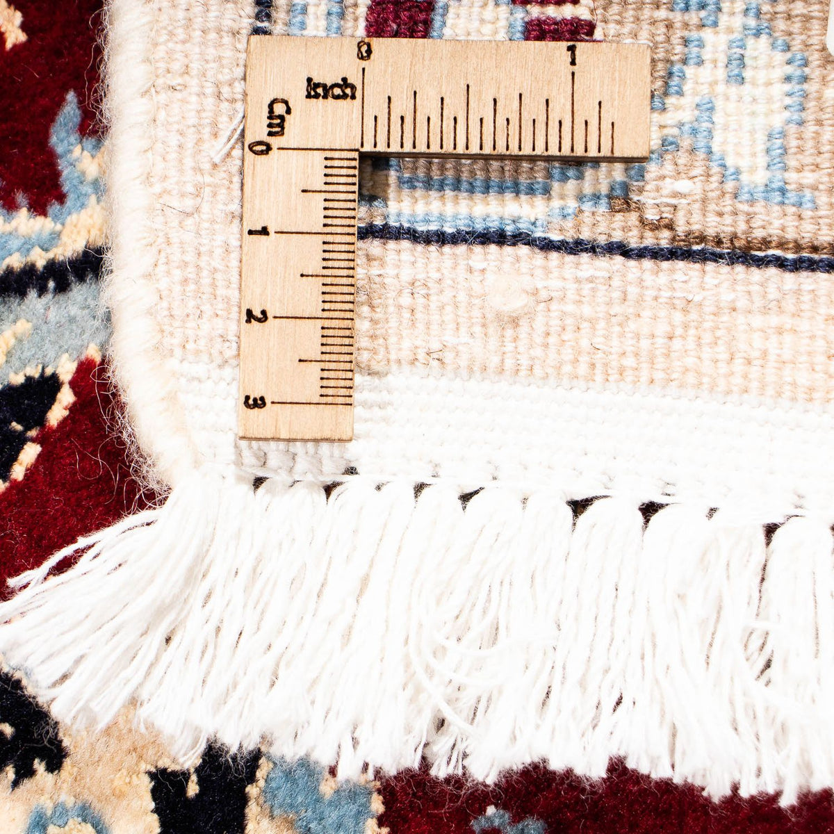 Perzisch tapijt - Nain - Koninklijk - 242 x 155 cm - donkerrood