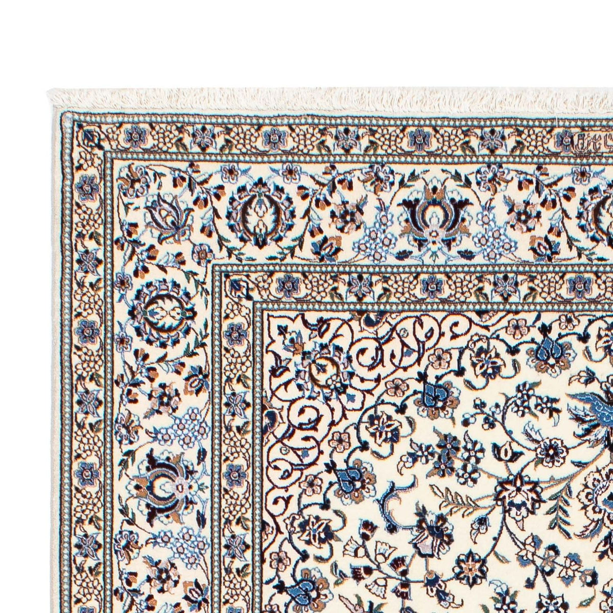 Perzisch tapijt - Nain - Premium - 196 x 130 cm - beige