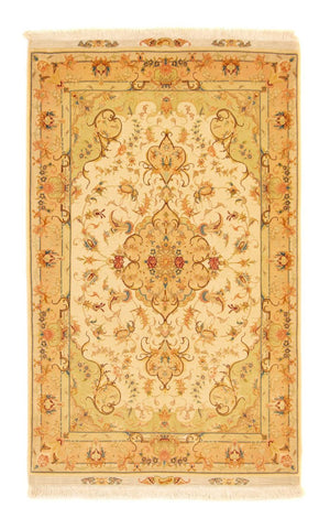 Perzisch tapijt - Tabriz - Royal - 157 x 100 cm - beige