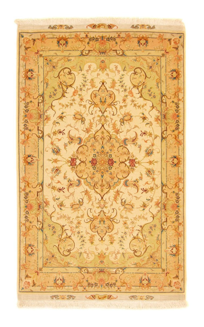 Perzisch tapijt - Tabriz - Royal - 157 x 100 cm - beige