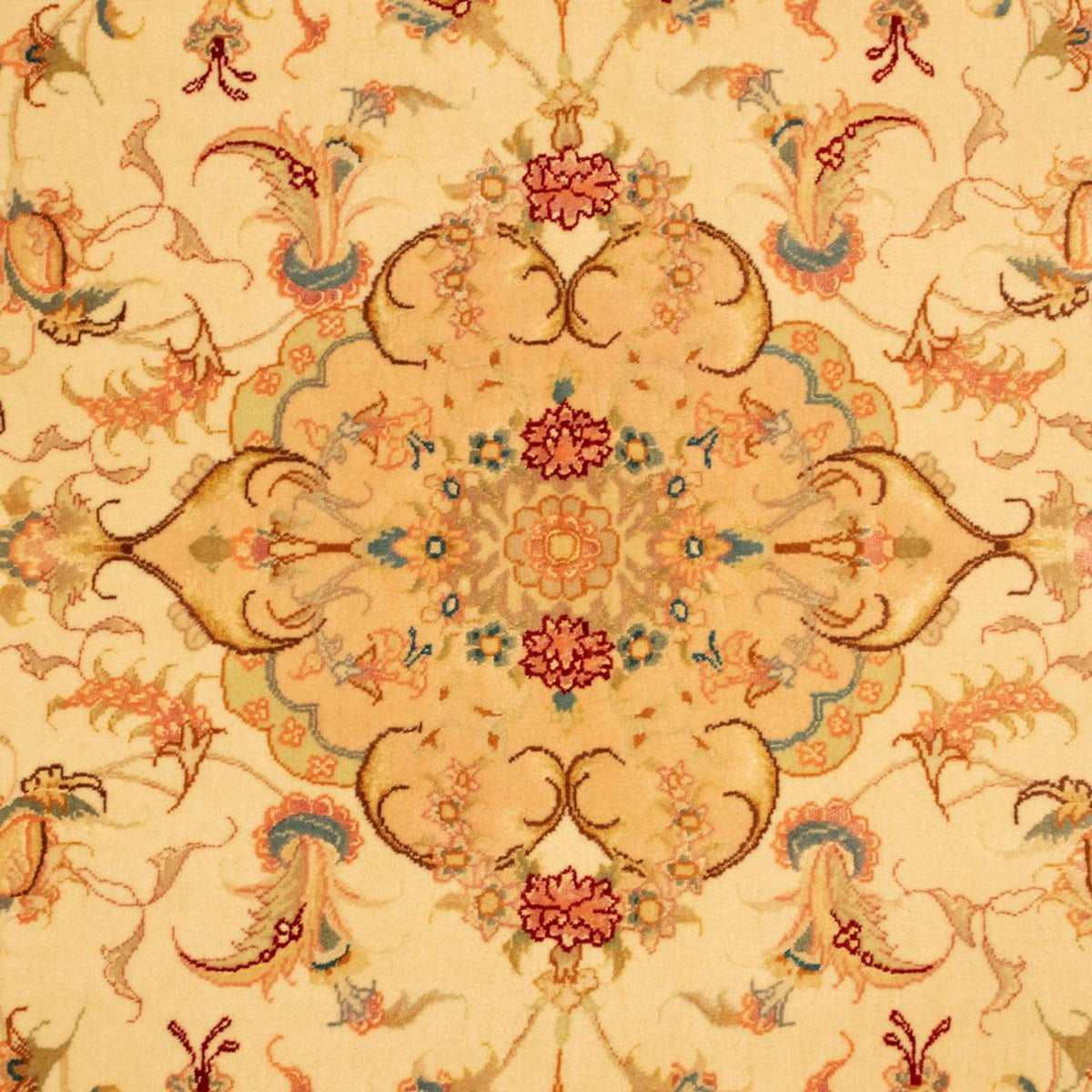 Perzisch tapijt - Tabriz - Royal - 157 x 100 cm - beige