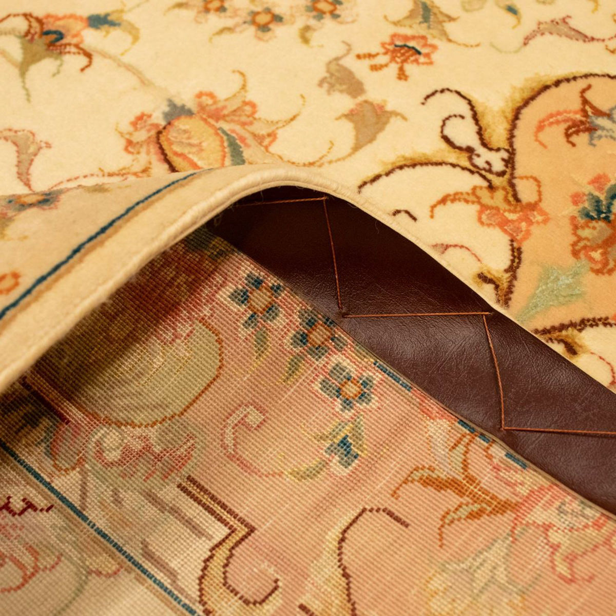 Perzisch tapijt - Tabriz - Royal - 157 x 100 cm - beige