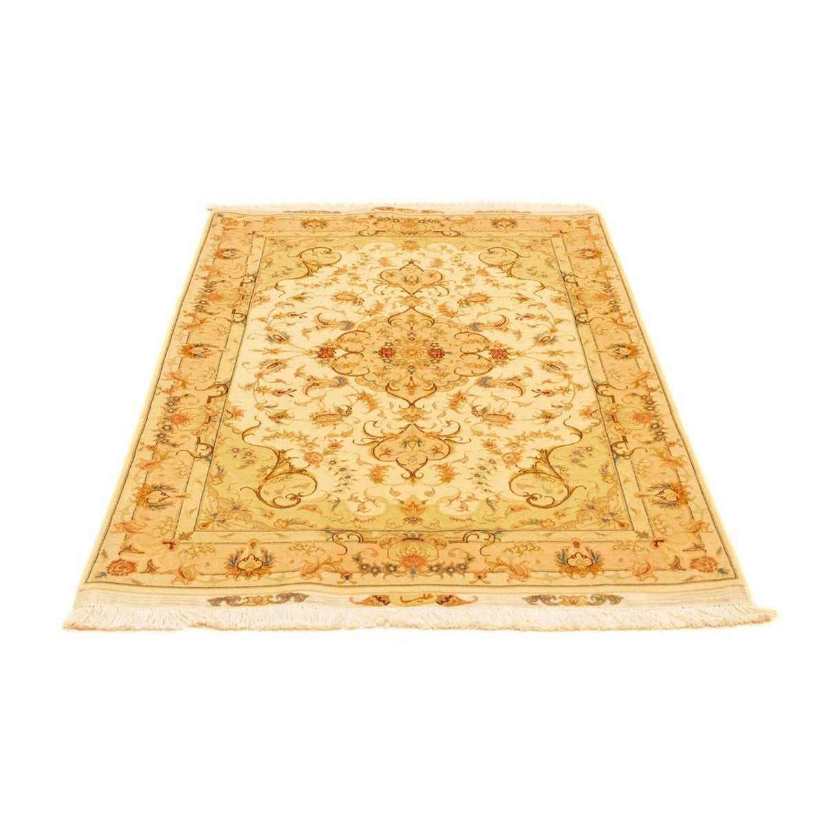 Perzisch tapijt - Tabriz - Royal - 157 x 100 cm - beige
