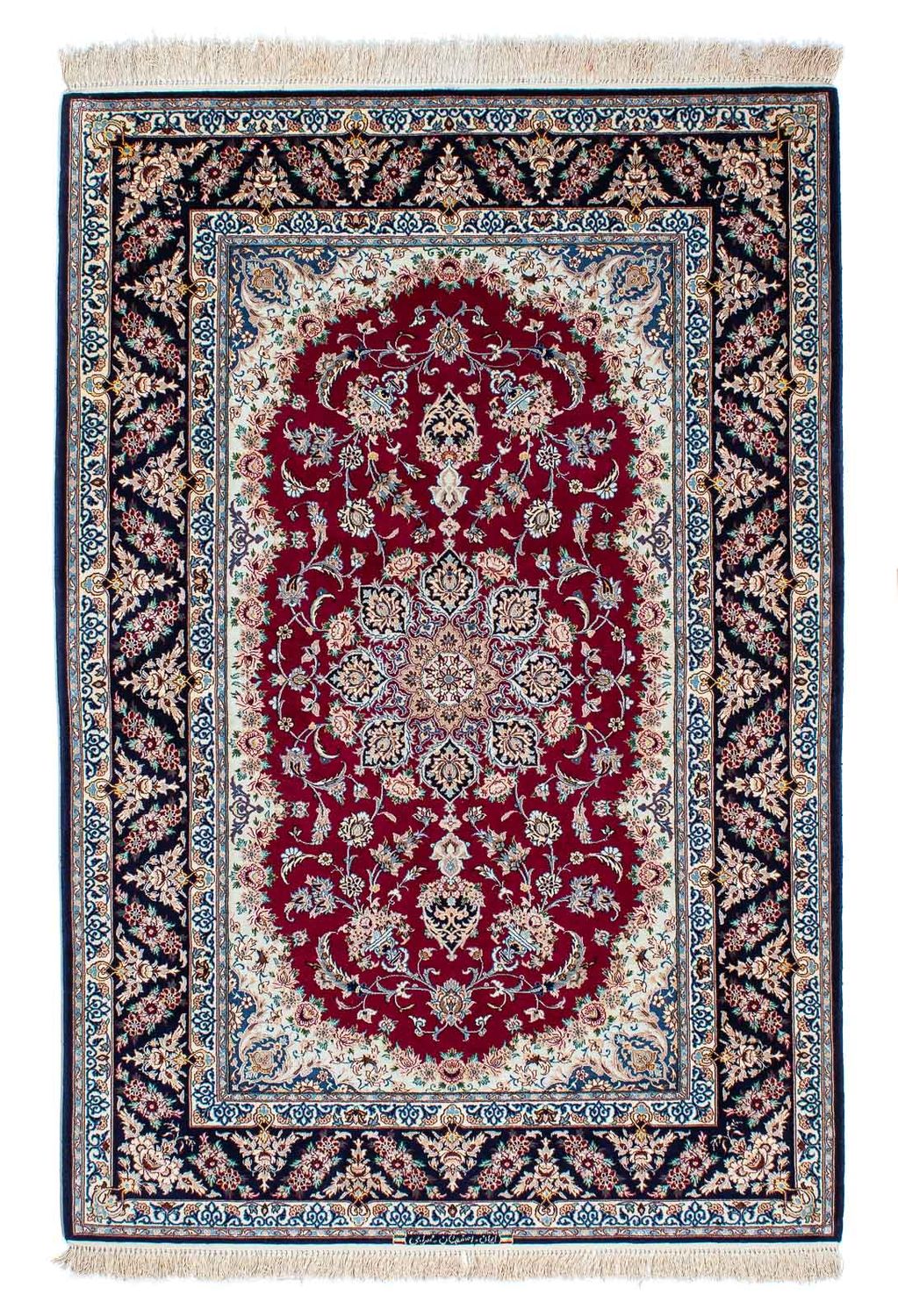 Perzisch tapijt - Isfahan - Premium - 194 x 131 cm - rood
