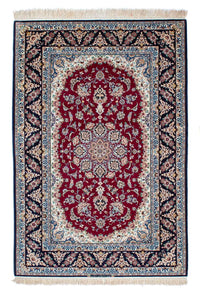 Perzisch tapijt - Isfahan - Premium - 194 x 131 cm - rood