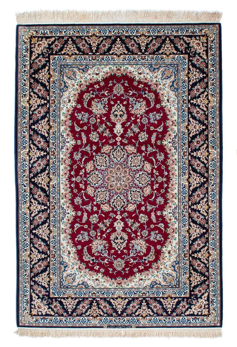 Perzisch tapijt - Isfahan - Premium - 194 x 131 cm - rood