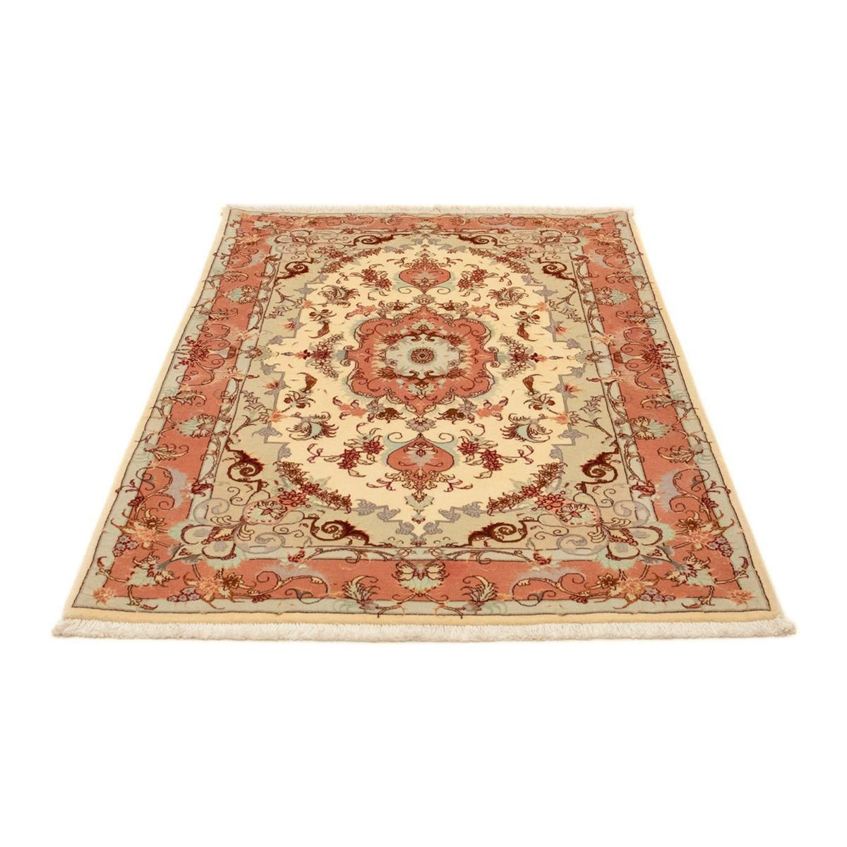Perzisch tapijt - Tabriz - Royal - 165 x 98 cm - beige