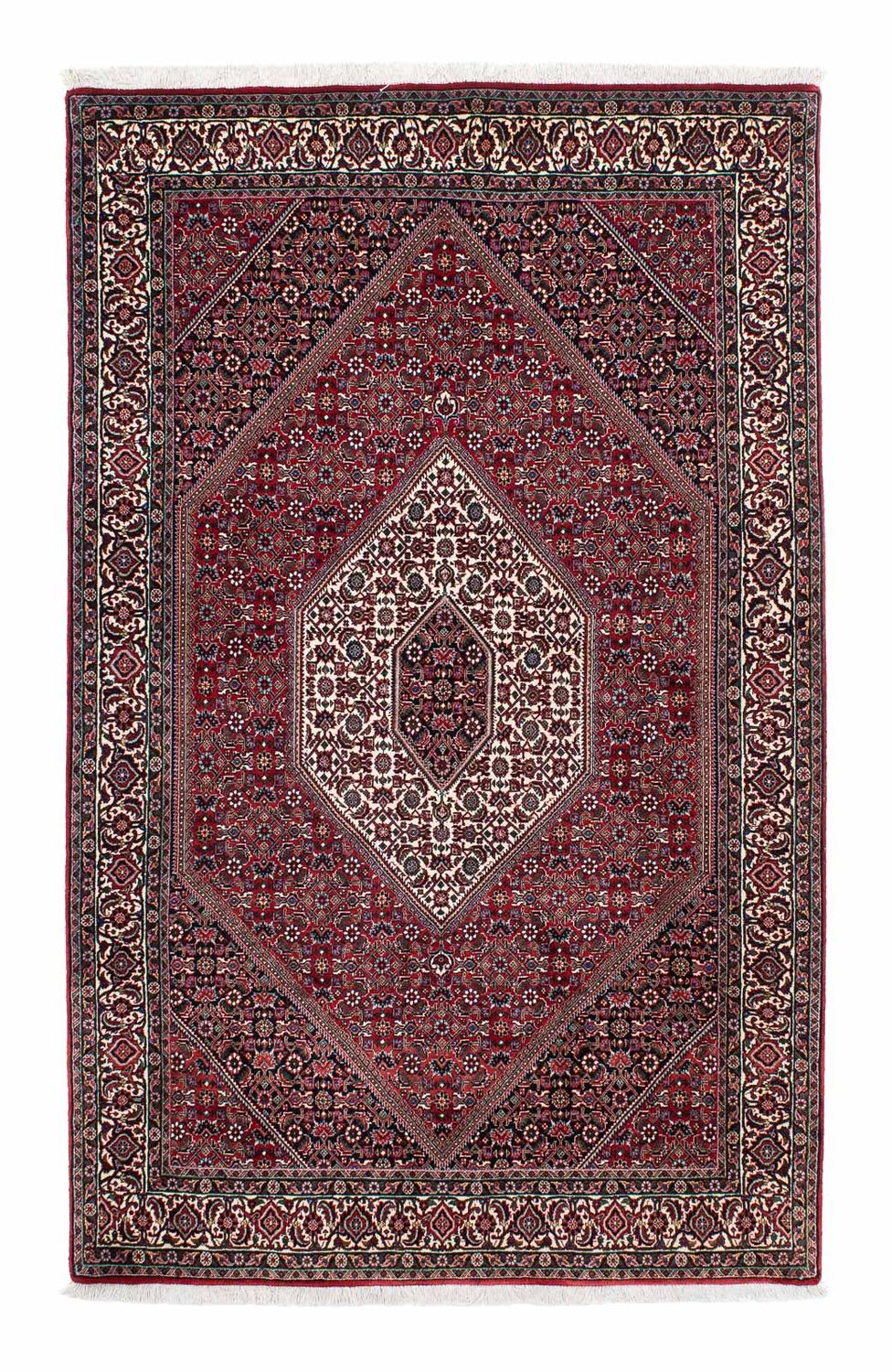 Perzisch tapijt - Bijar - 212 x 132 cm - licht rood