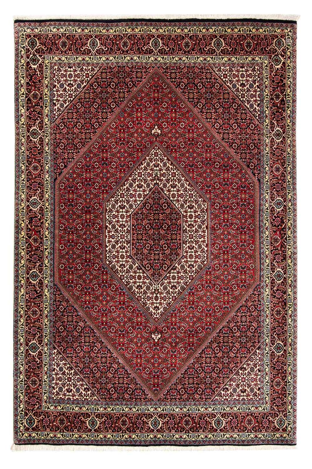 Perzisch tapijt - Bijar - 252 x 170 cm - donkerrood