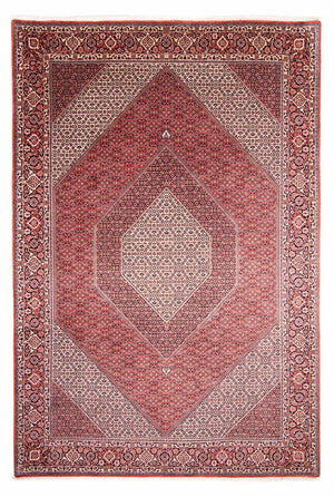 Perzisch tapijt - Bijar - 355 x 248 cm - licht rood