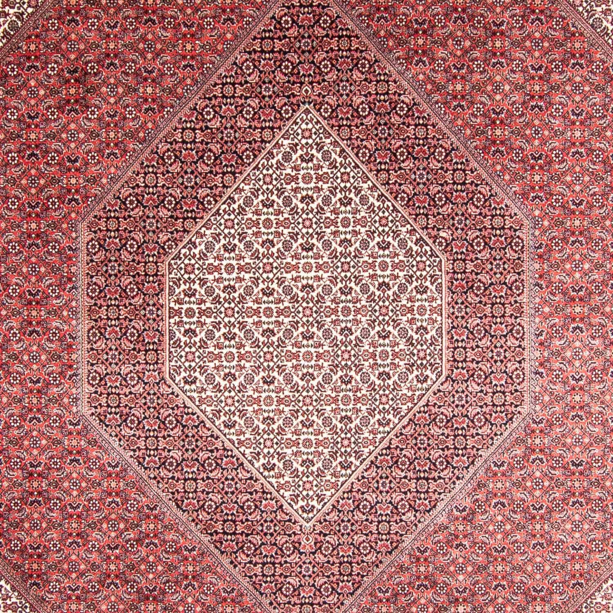 Perzisch tapijt - Bijar - 355 x 248 cm - licht rood
