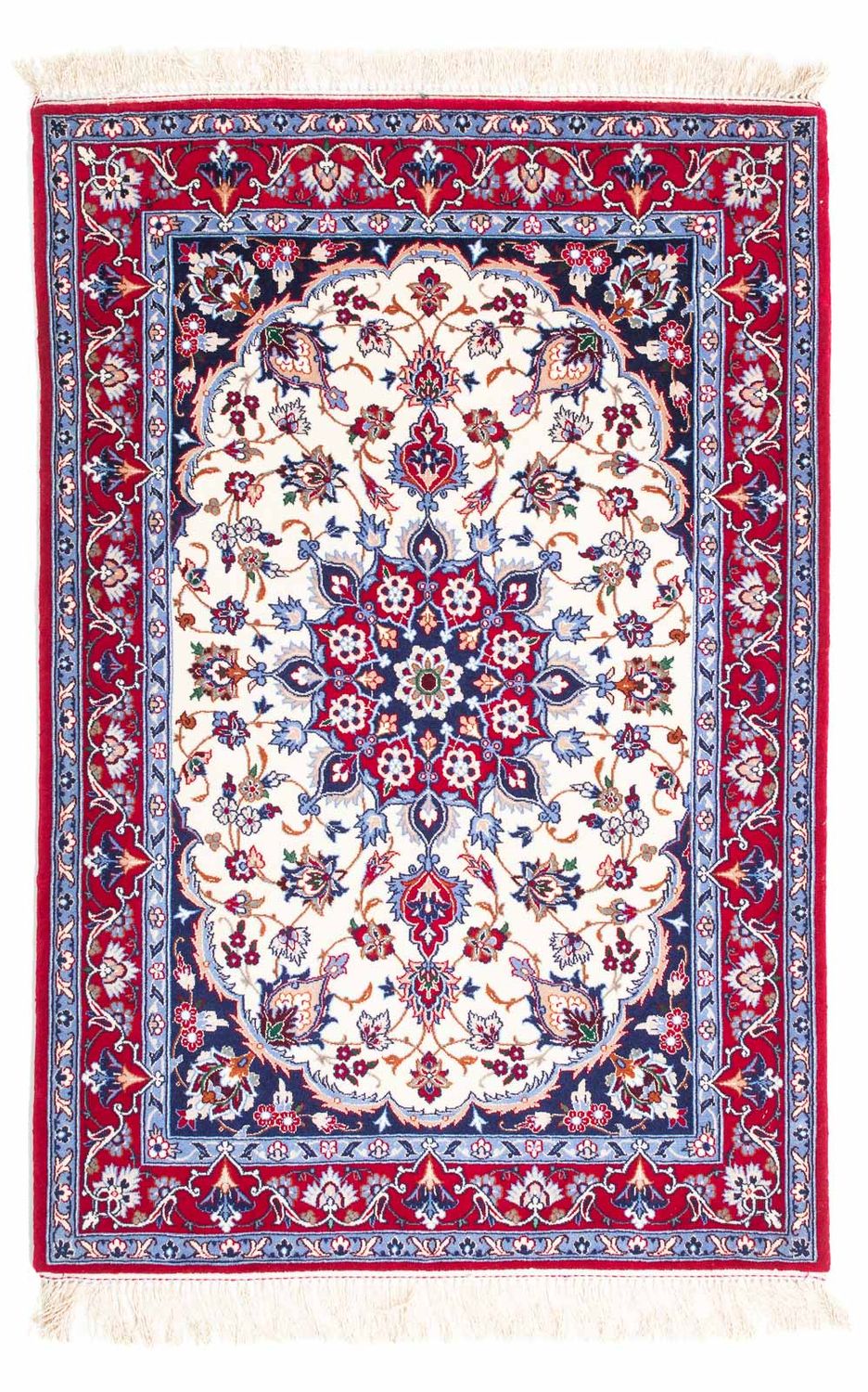 Perzisch tapijt - Isfahan - Premium - 128 x 83 cm - beige